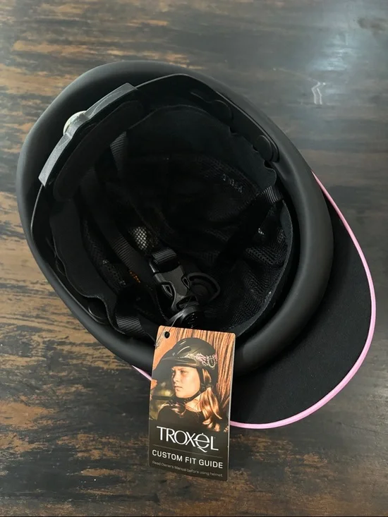 Troxel Kids' Pink Equestrian Riding Helmet - Picture 5 of 6